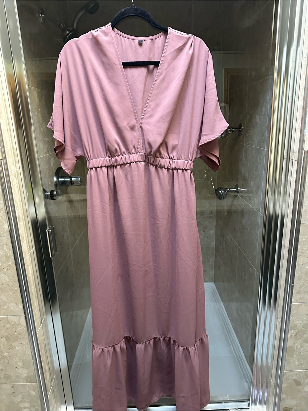 Women’s Maternity Maxi Dress - Rose